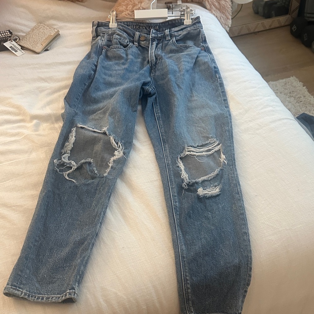 American Eagle Outfitters Blue Straight Leg Jeans